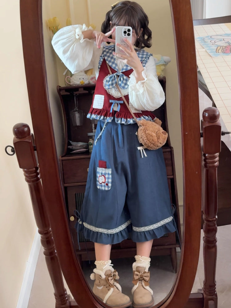 Anpple Apple Angel Cottage Set-Outerwear-ntbhshop