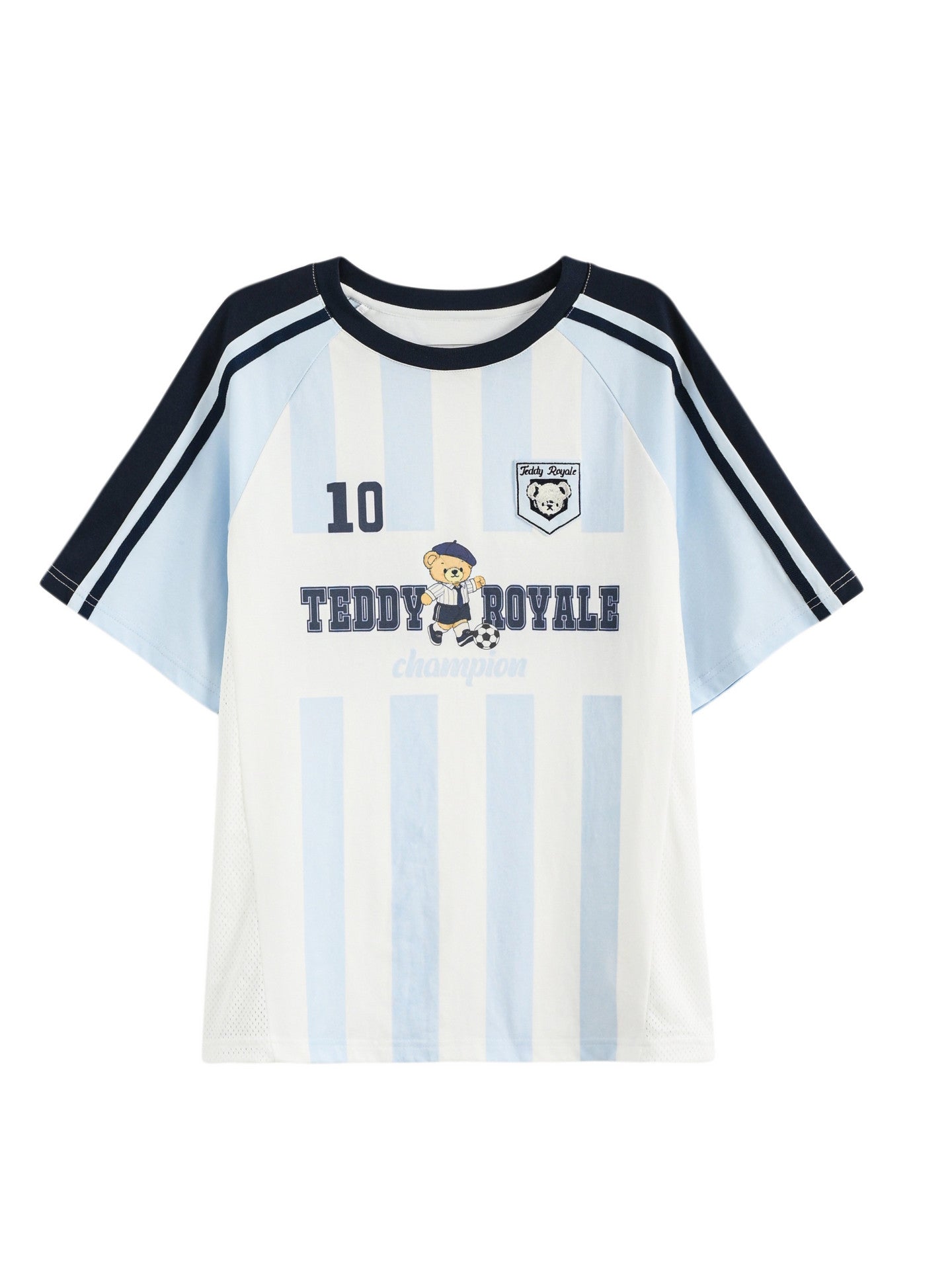 Teddy Royale Stripe Jersey-Tops-ntbhshop