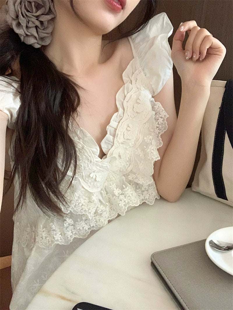 Dreamy Court Lace Pajama Set & Nightdress-ntbhshop