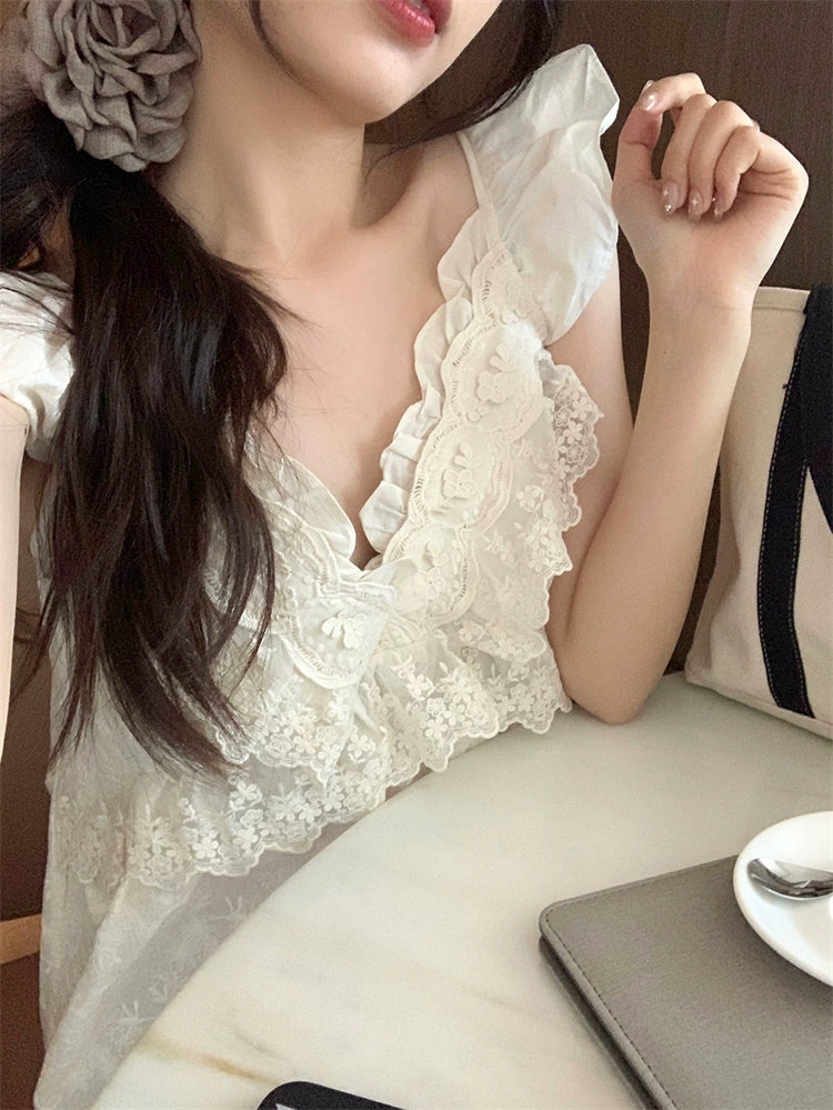 Dreamy Court Lace Pajama Set & Nightdress-ntbhshop