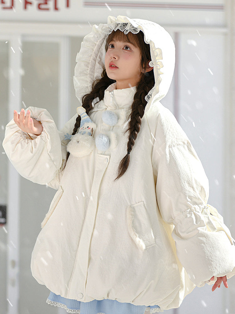 Snowman Puff Doll Down Jackets-ntbhshop