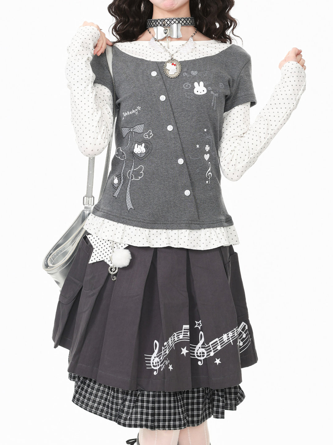 Bunny Melody Layered Tops-Tops-ntbhshop