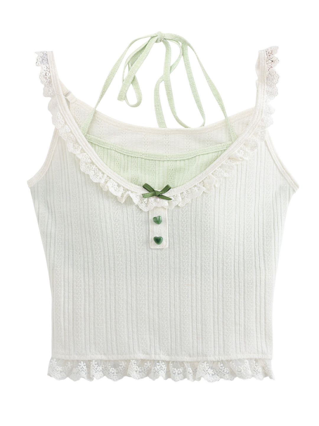 Matcha Milk Bra Cami-Tops-ntbhshop