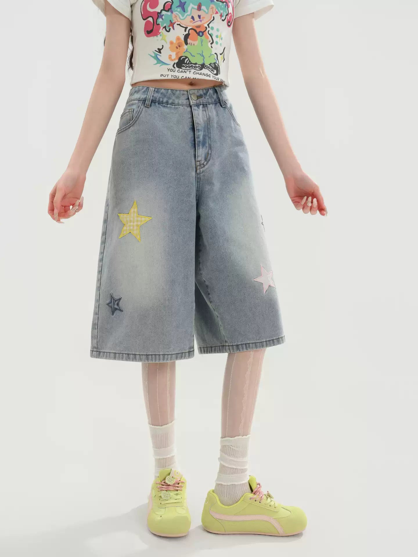 Stardust Cropped Jeans-Bottoms-ntbhshop