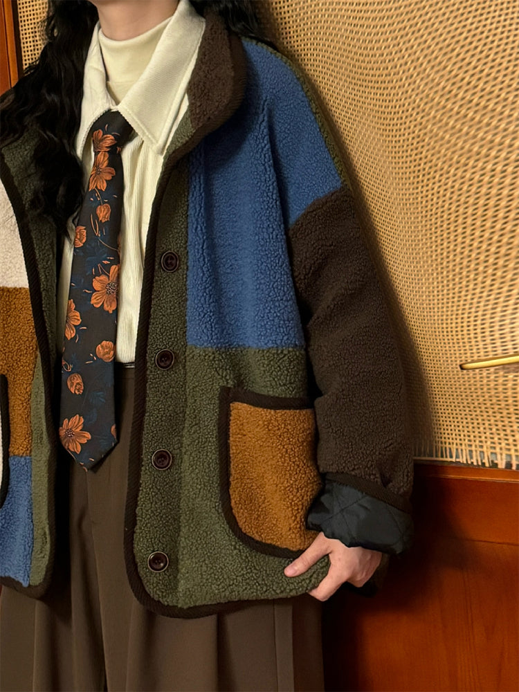 Hearthside Colorblock Fleece Jacket-Outerwear-ntbhshop