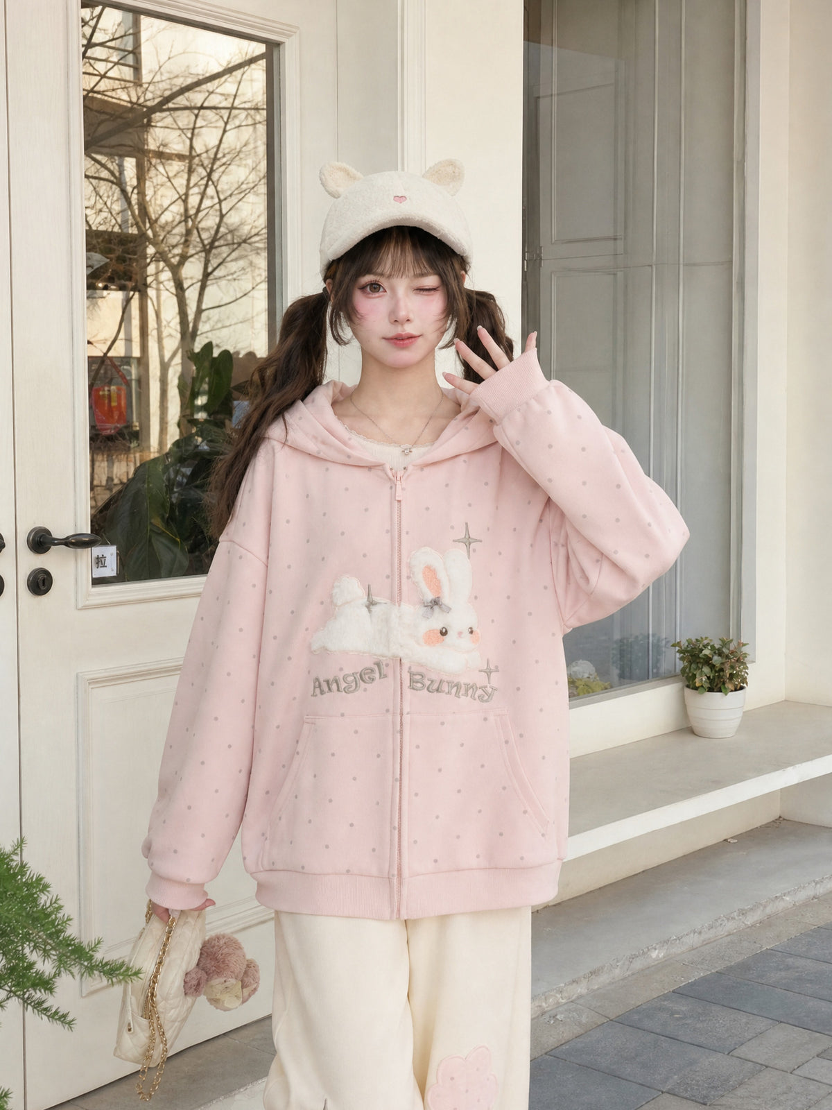 Angel Bunny Ear Jacket-Outerwear-ntbhshop