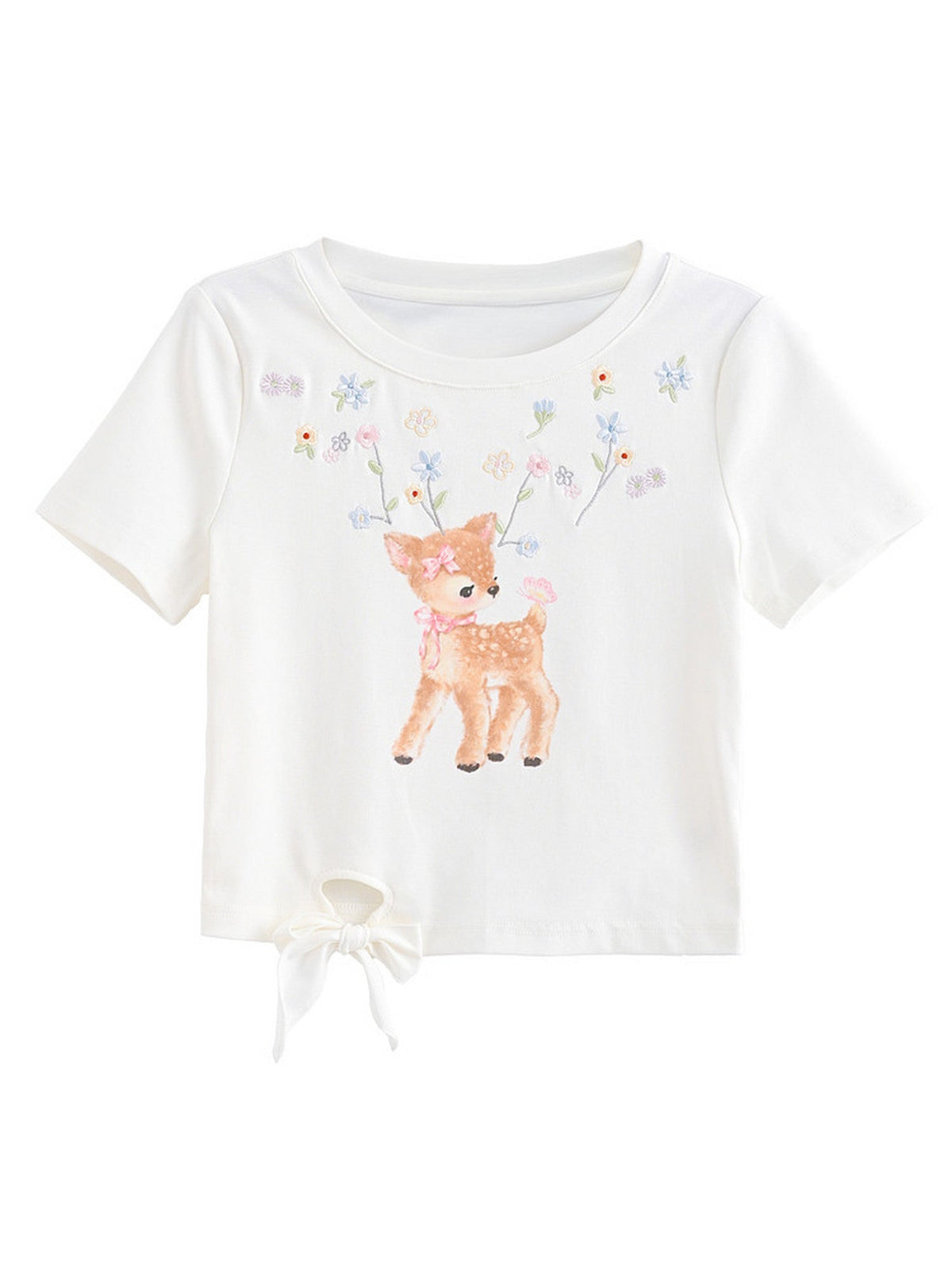 Dear Bambi Garden Crop Top-Tops-ntbhshop