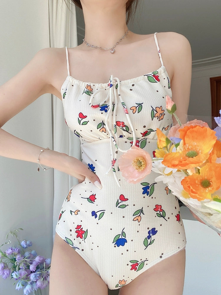 Tulip Garden One-Piece Swimsuit-ntbhshop