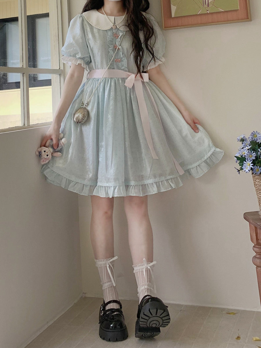 Cloud Dot Tulle Dresses-Dresses-ntbhshop