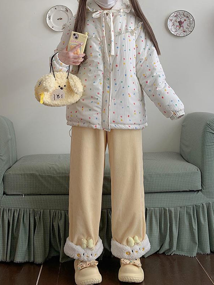 Farm Friends Plush Corduroy Pants-ntbhshop