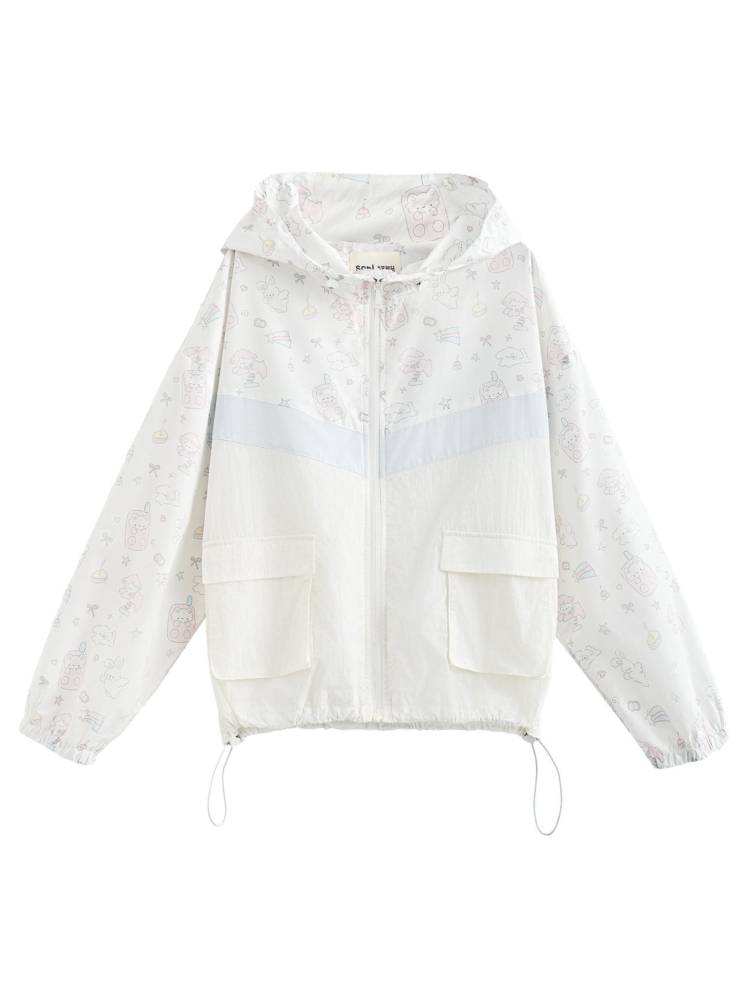 Pastel Sketch Sun Jacket-Outerwear-ntbhshop