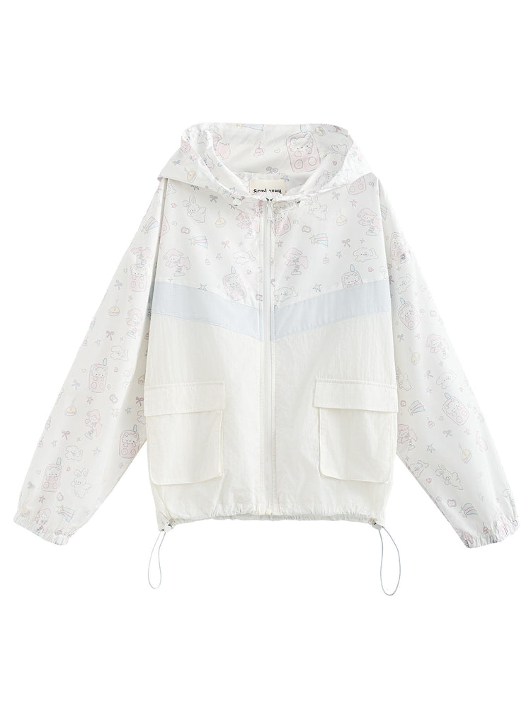 Pastel Sketch Sun Jacket-Outerwear-ntbhshop
