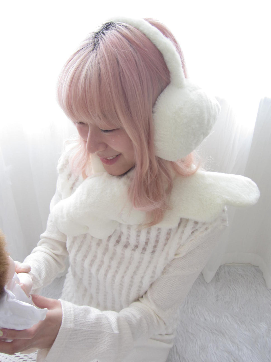 Guardian Angel Wing Plush Scarf-ntbhshop