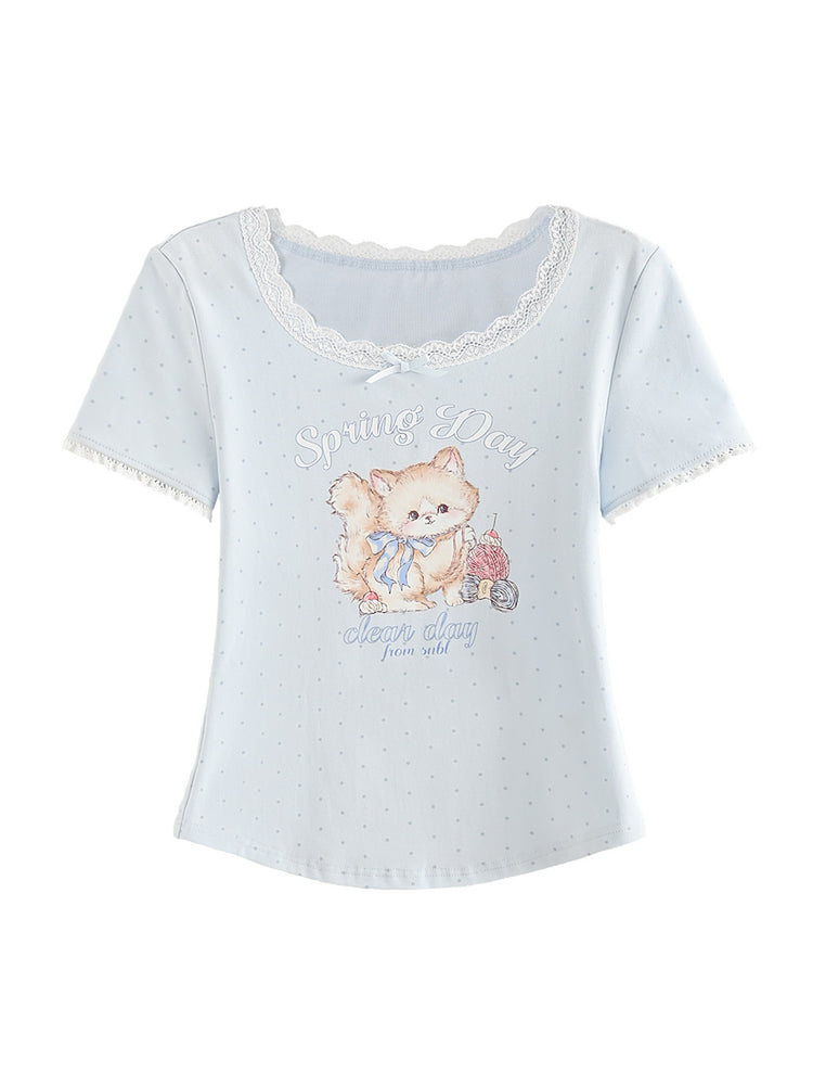 Spring Kitten Baby Tees-Tops-ntbhshop