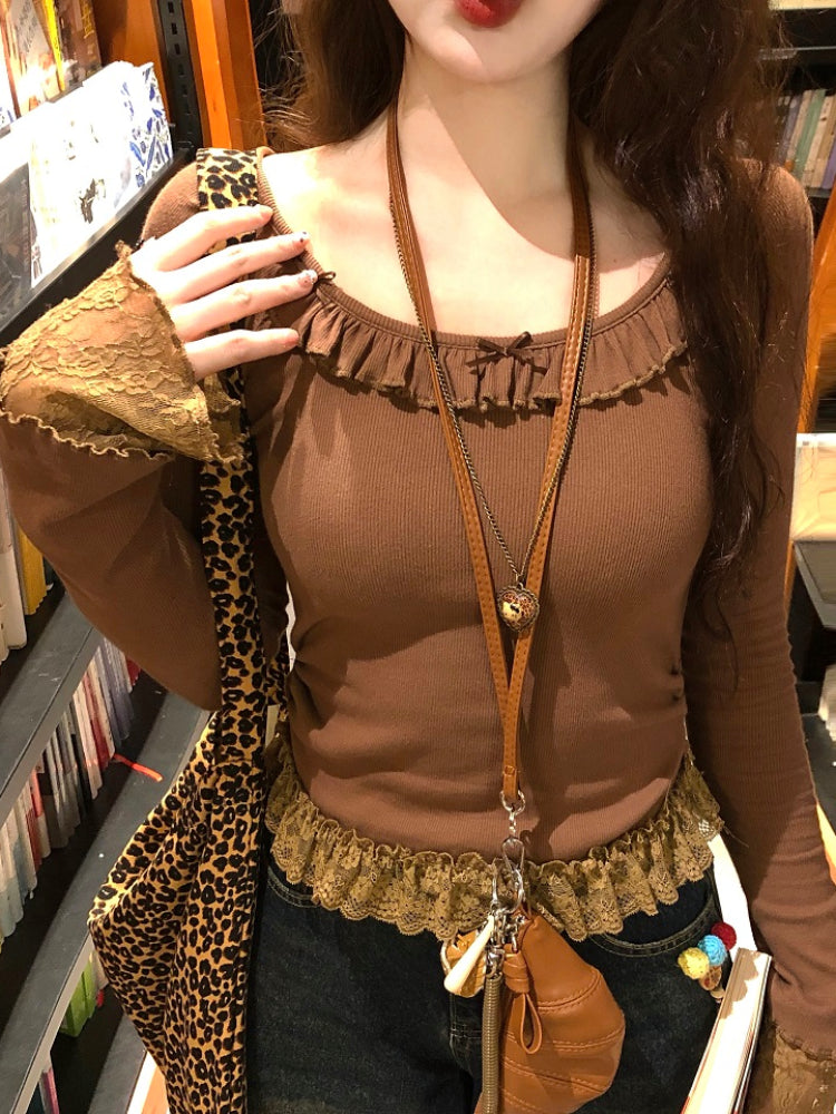 Shoujo Dream Lace Base Tops-ntbhshop