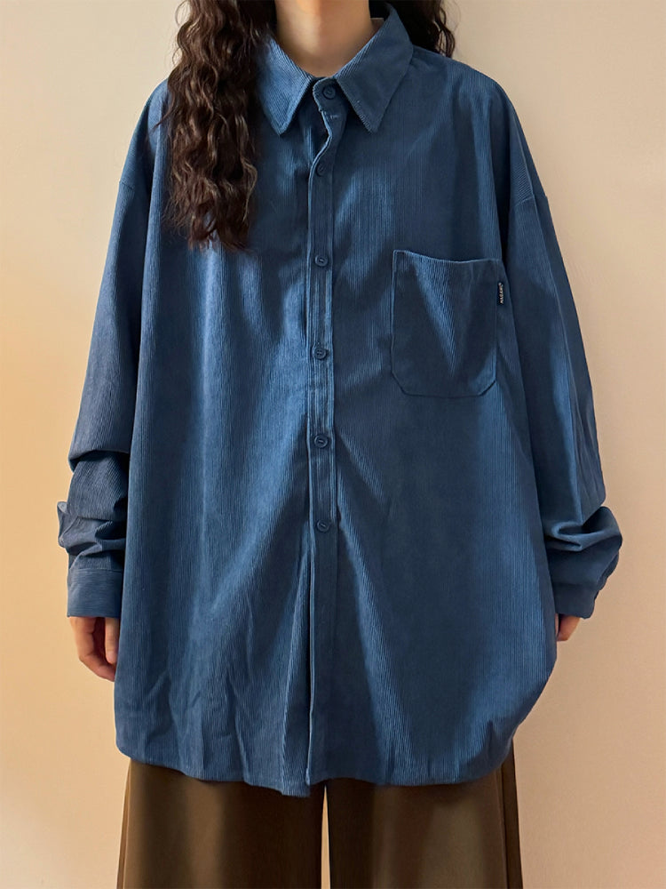 Autumn Archive Unisex Corduroy Shirts-ntbhshop