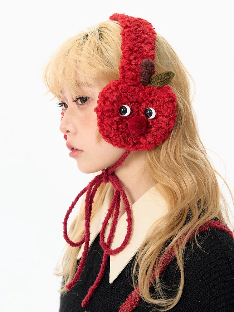 Red Apple Cloud Earmuffs-ntbhshop