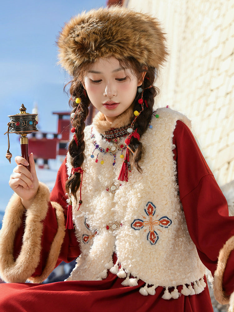 Desert Bloom Plush Vest-ntbhshop