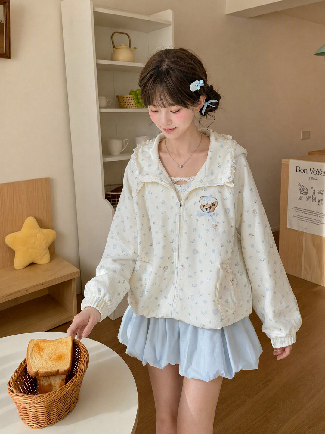 Teddy Garden Hooded Jacket