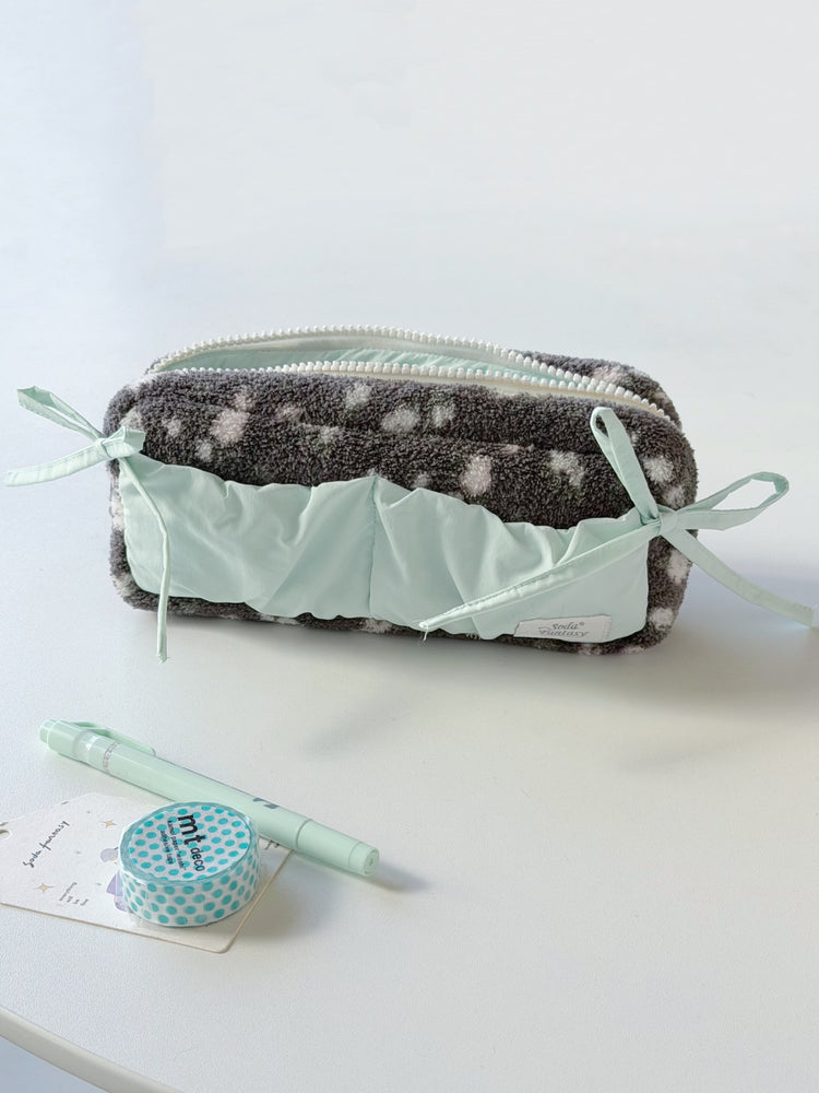 Ribbon Gather Toast Pencil Cases-Accessories-ntbhshop