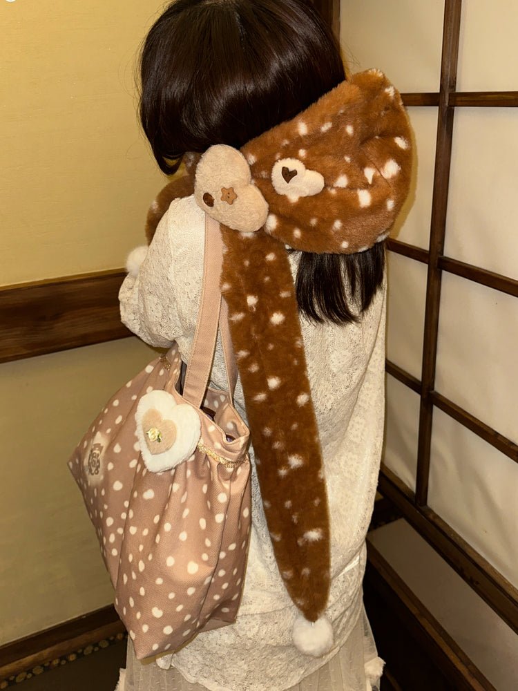 Biscuit Bambi Hooded Plush Wrap-ntbhshop