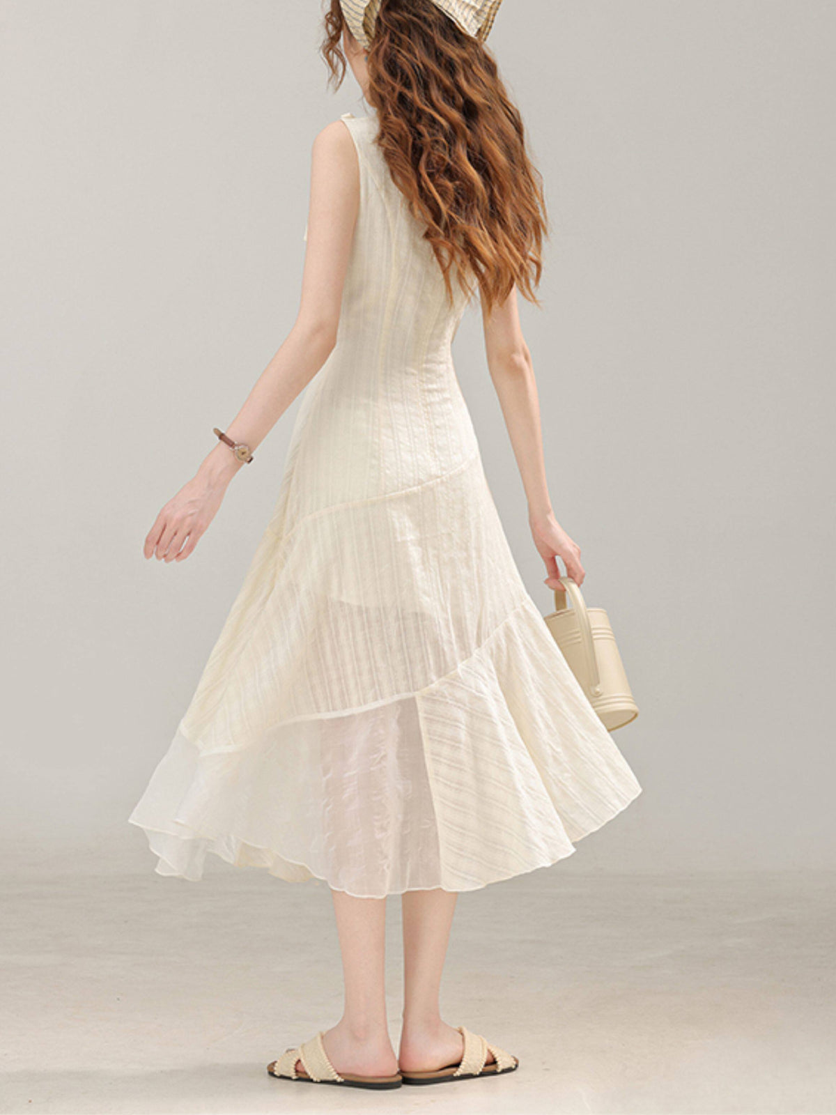 organza tiered dress English Factory