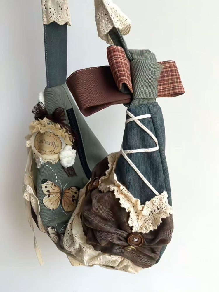 Moon Harvest Patchwork Crescent Bags-ntbhshop