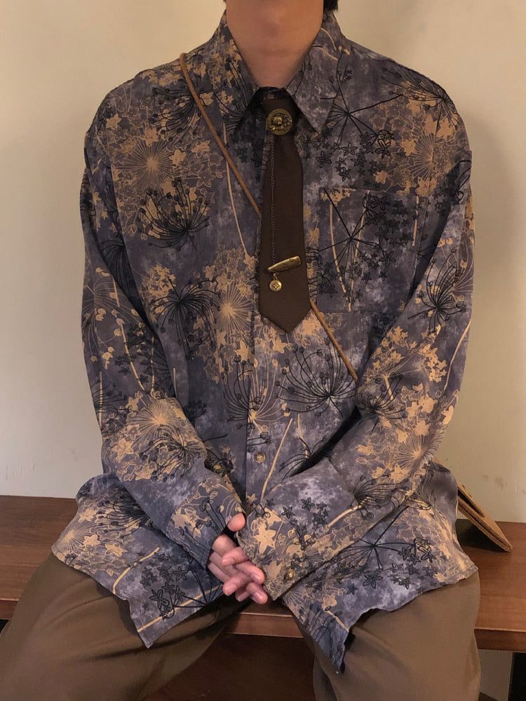 Twilight Dandelion Unisex Shirts with Ties-ntbhshop