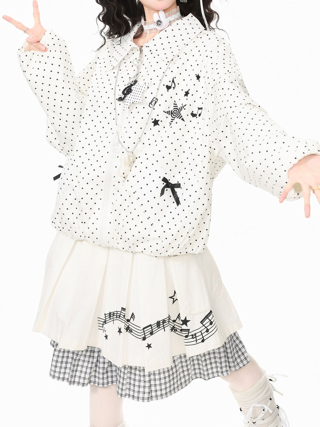 Whimsy Melody Reversible Jackets-Outerwear-ntbhshop