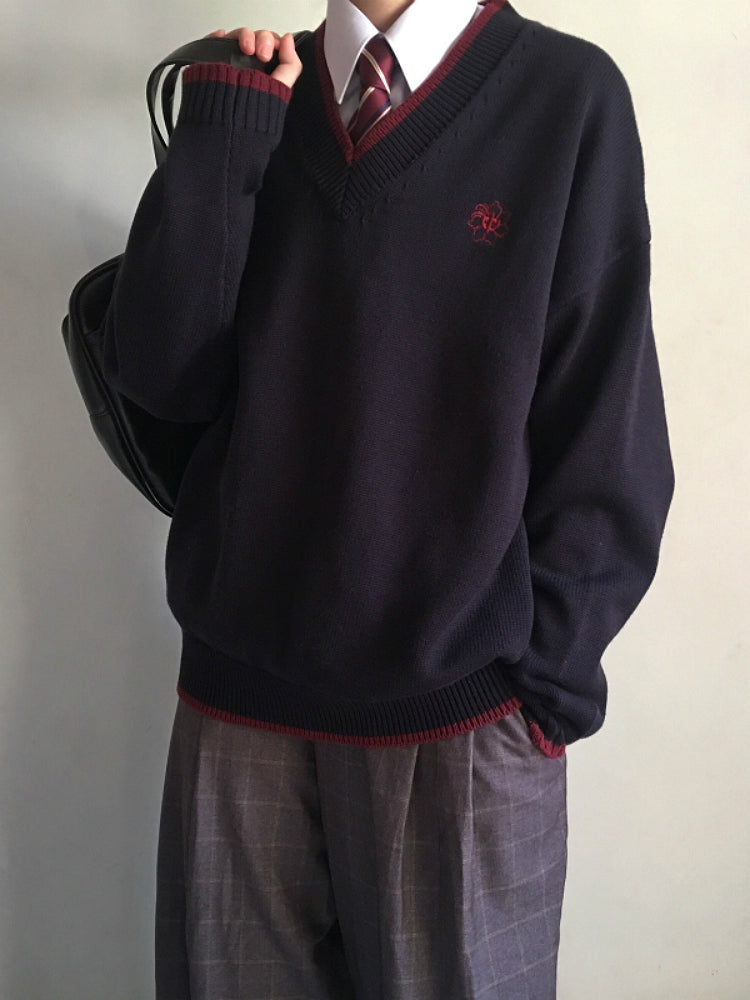 Haru JK DK Uniform Knit Sweaters-ntbhshop