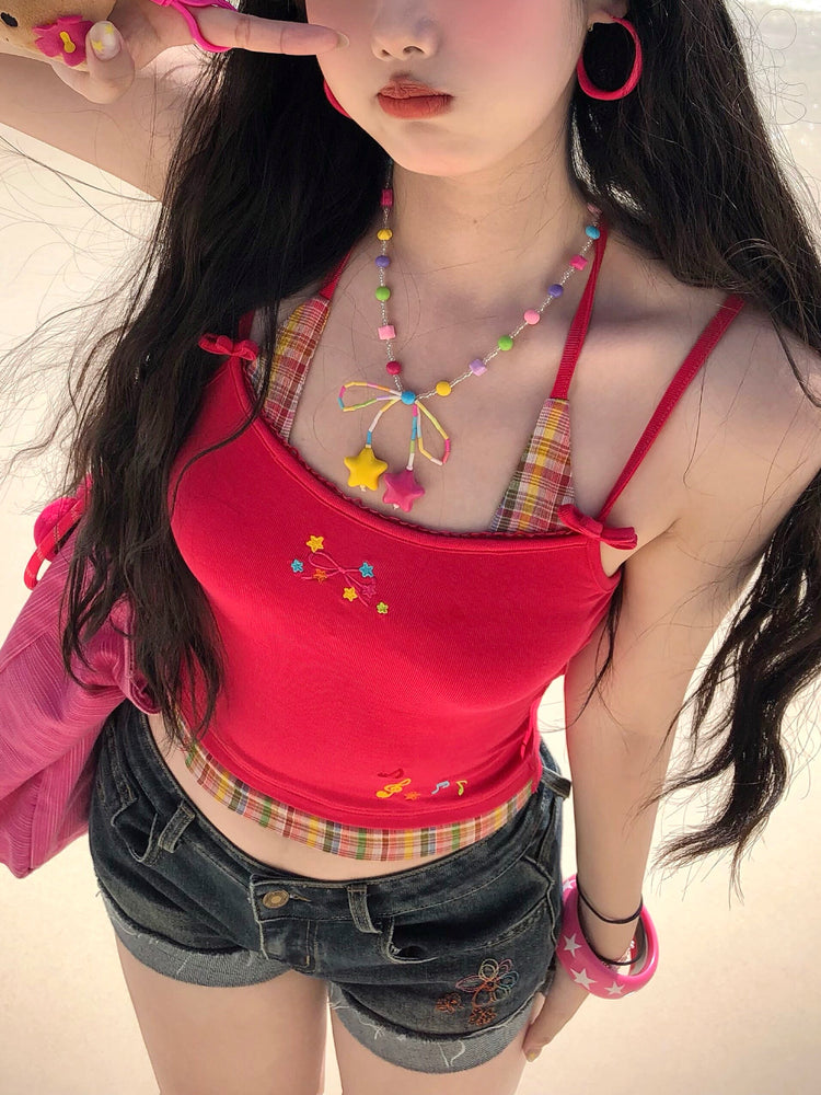 Candy Splash Dot Camis-Tops-ntbhshop