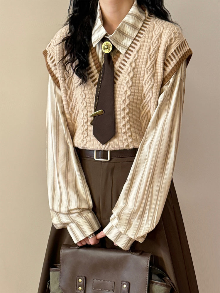 Maple Grove Academia Sweater Vests-ntbhshop