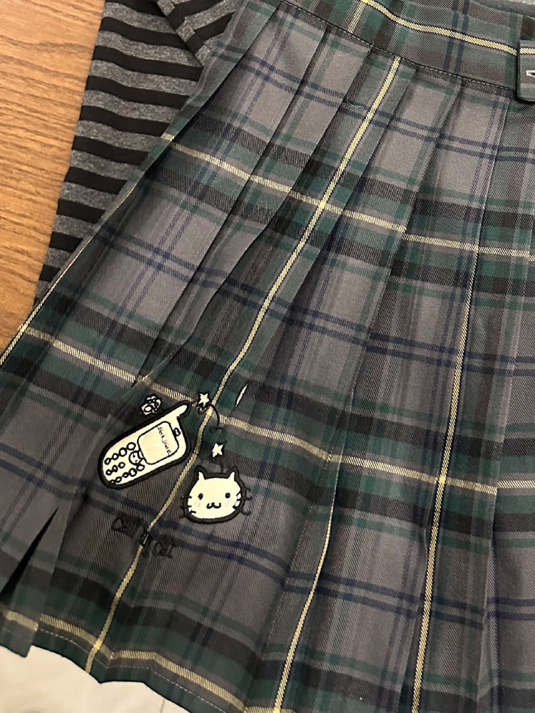 Call My Cat JK Uniform Skirt-ntbhshop
