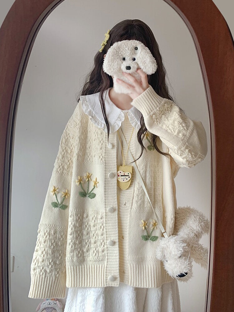 Blooming Cottage Crochet Cardigans-ntbhshop