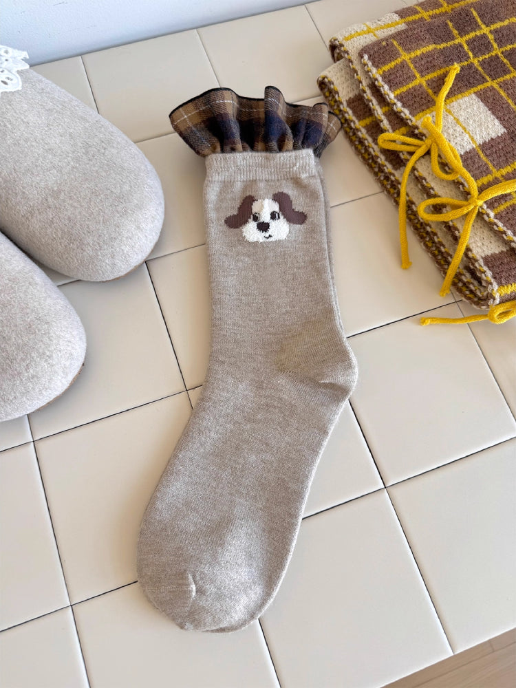 Ruffle Kiss Crew Socks-ntbhshop