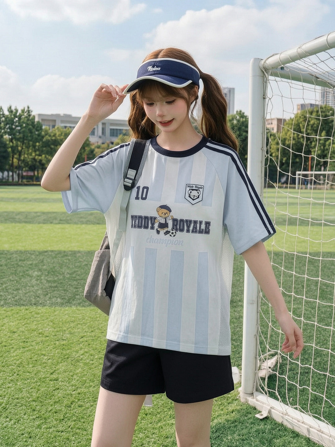 Teddy Royale Stripe Jersey-Tops-ntbhshop