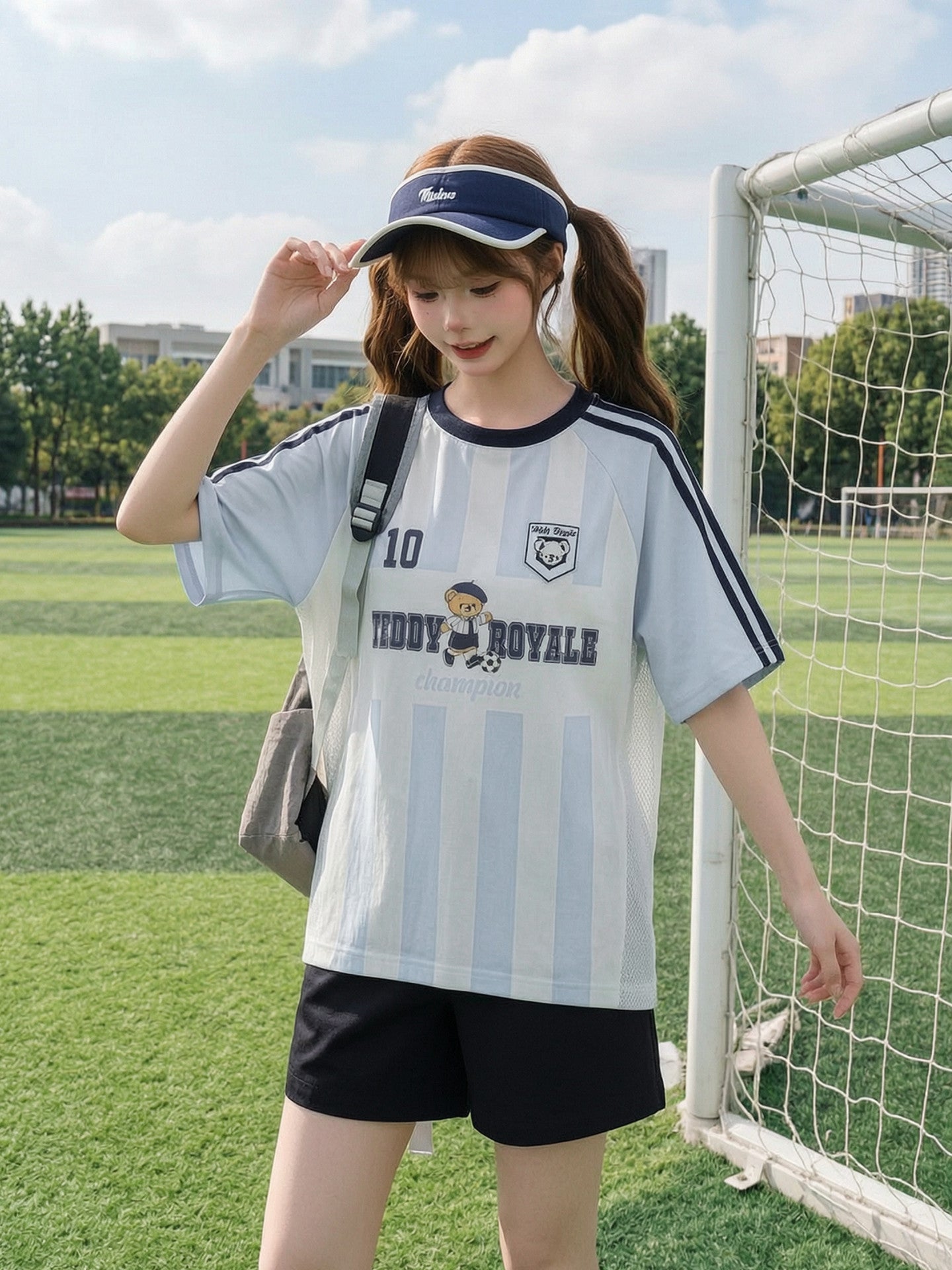Teddy Royale Stripe Jersey-Tops-ntbhshop