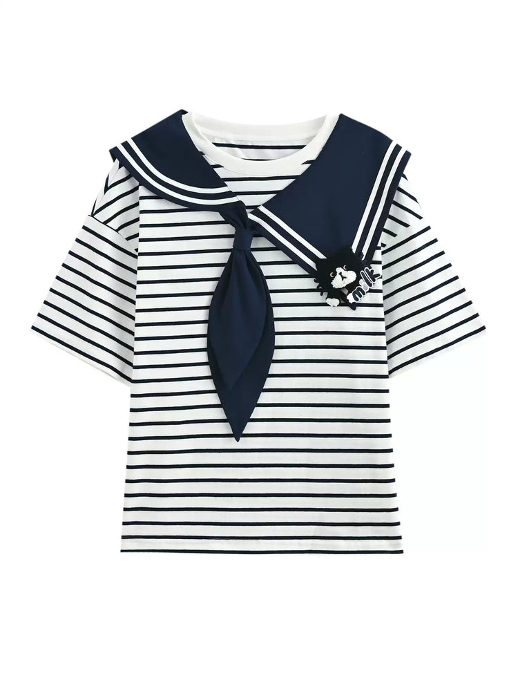 Milk Cat Sailor Tops & Skirts-Sets-ntbhshop