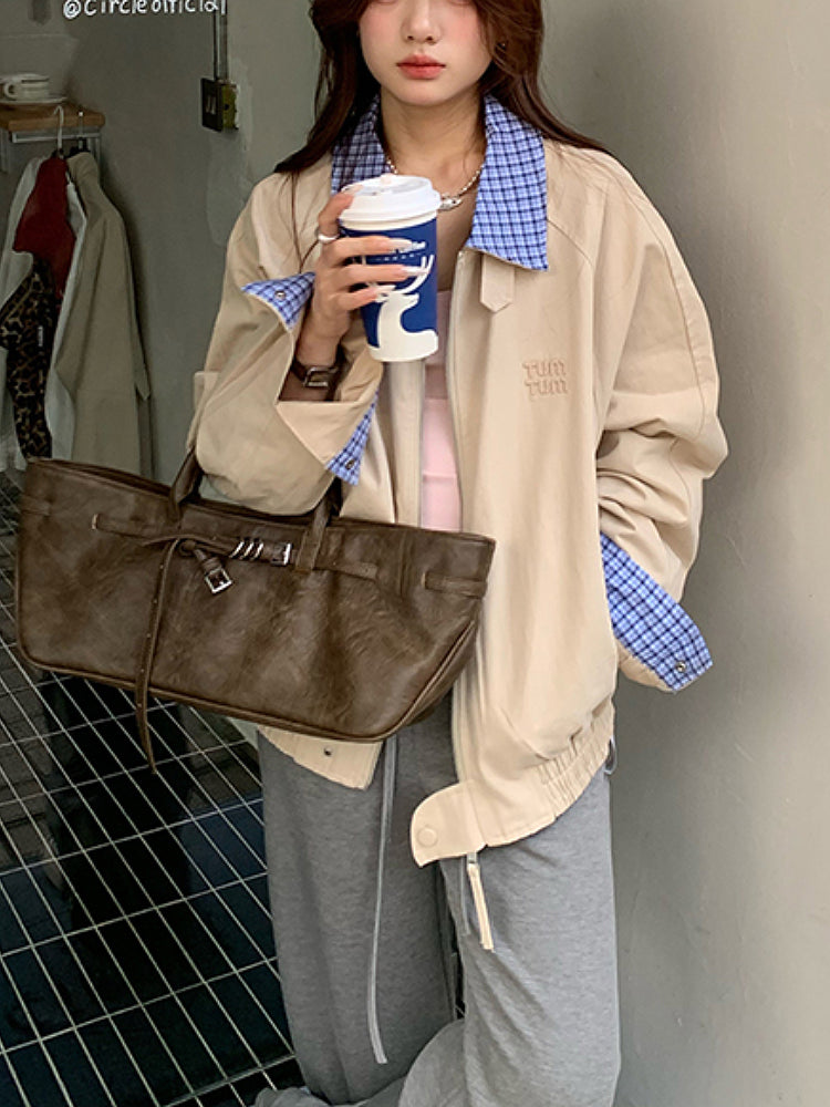 Autumn Varsity Patchwork Jackets-ntbhshop