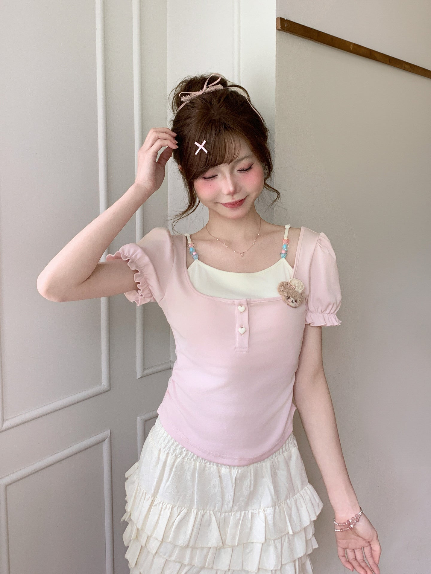 Bakery Bear Layered Tops-Tops-ntbhshop
