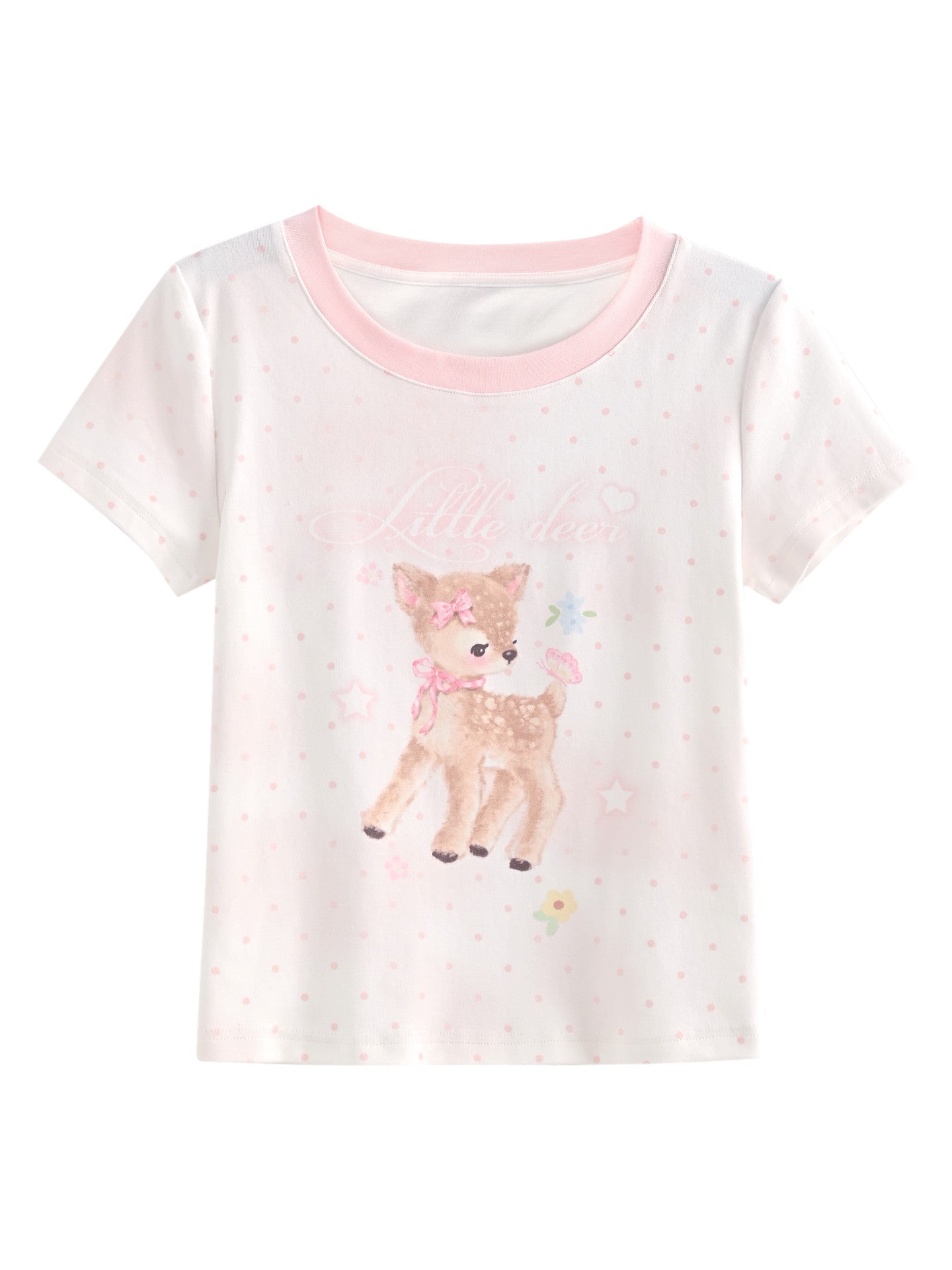 Dear Bambi Baby Tee-Tops-ntbhshop