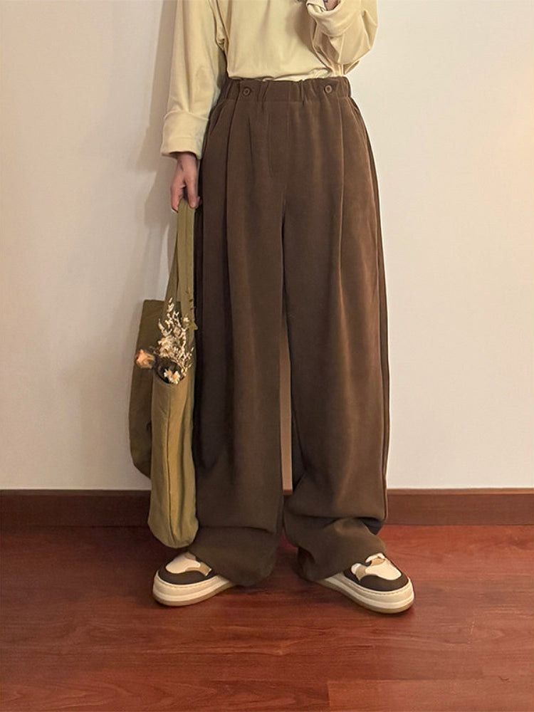 Classic Syllabus Pleated Pants-Bottoms-ntbhshop