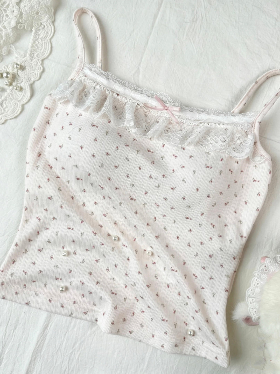 Strawberry Milk Bra Cami-Tops-ntbhshop