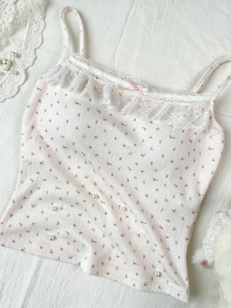 Strawberry Milk Bra Cami-Tops-ntbhshop