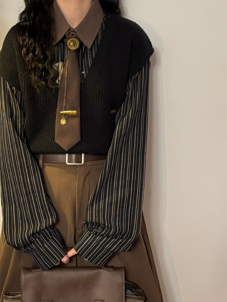 Library Lantern Scholar Knit Vests-ntbhshop