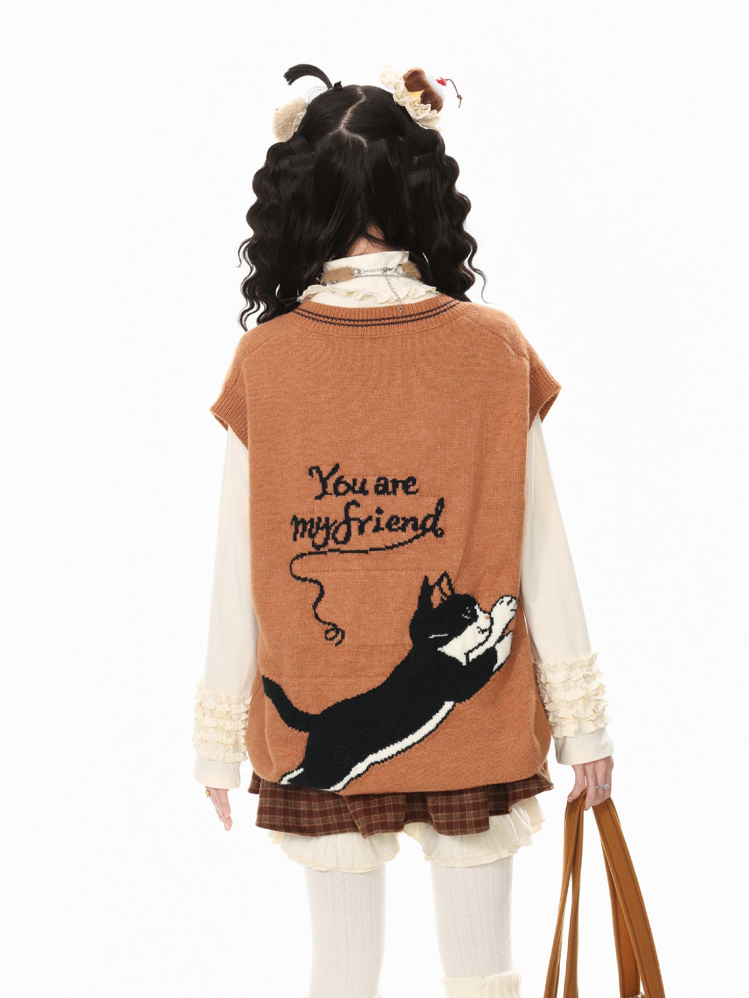 Whisker Pal Sweater Vest-Outerwear-ntbhshop