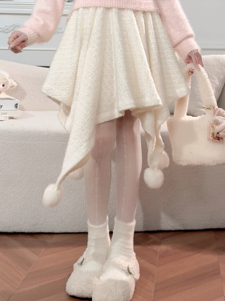 Snowdrop Pixie Pom Skirt-ntbhshop