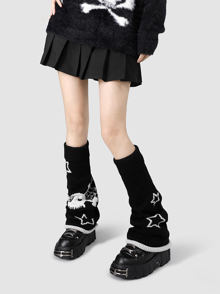 Dual Persona Knit Leg Warmers-ntbhshop