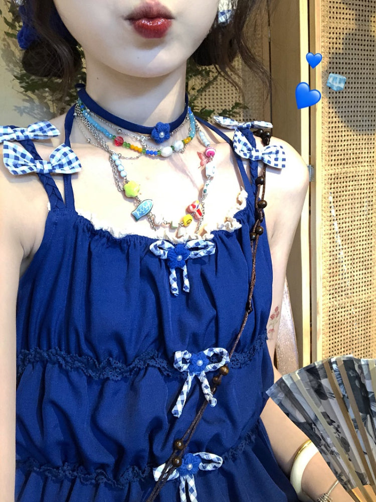 Candy Pop Summer Halter Dresses-ntbhshop