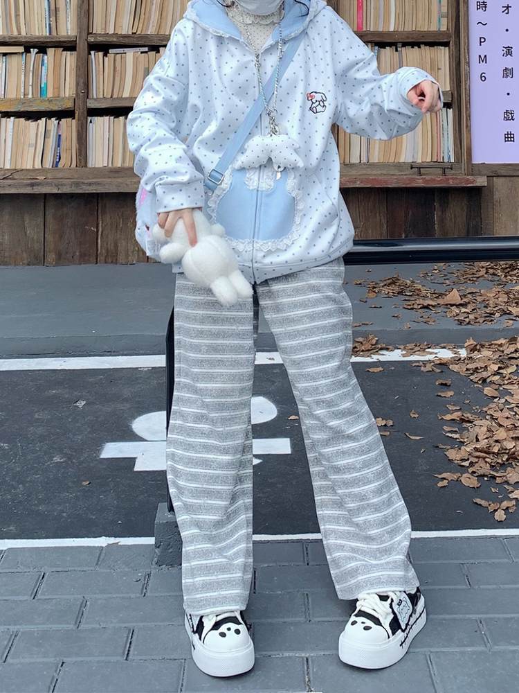 Wishing Bunny Hooded Jackets-Outerwear-ntbhshop